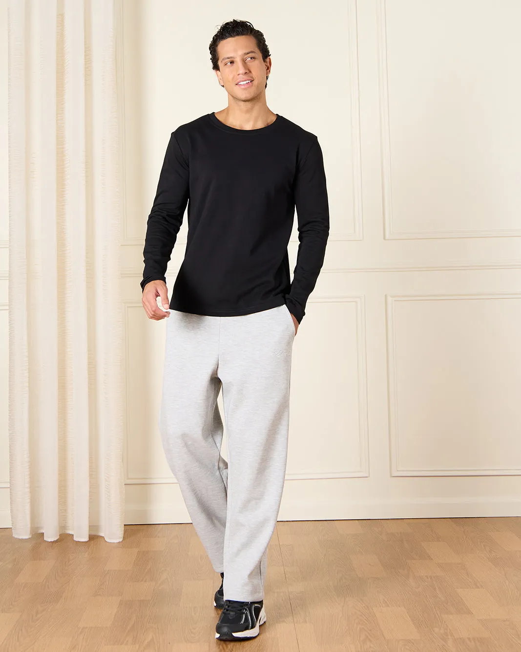 Men Black Plain T-Shirt sold by Redtag product image thumbnail 2