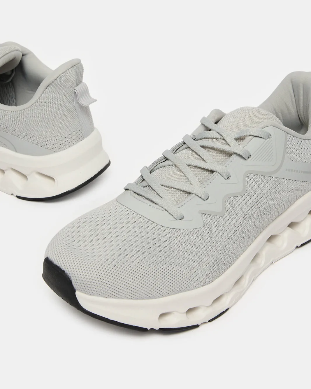 Men Grey Color Block Trainer sold by Redtag product image thumbnail 3