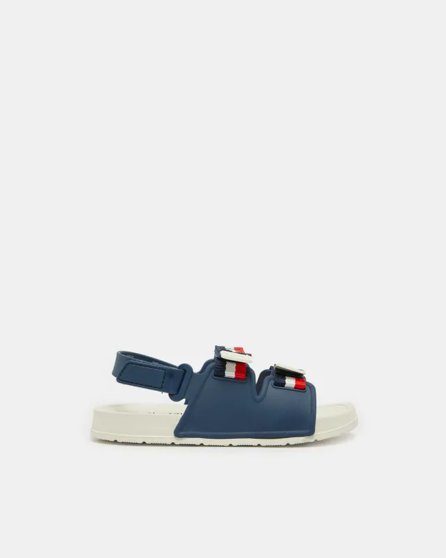 Boys Striped Moulded Slide sold by Redtag