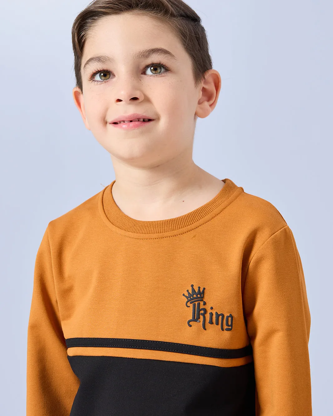 Boys Mustard Cut And Sew T-Shirt sold by Redtag product image thumbnail 4