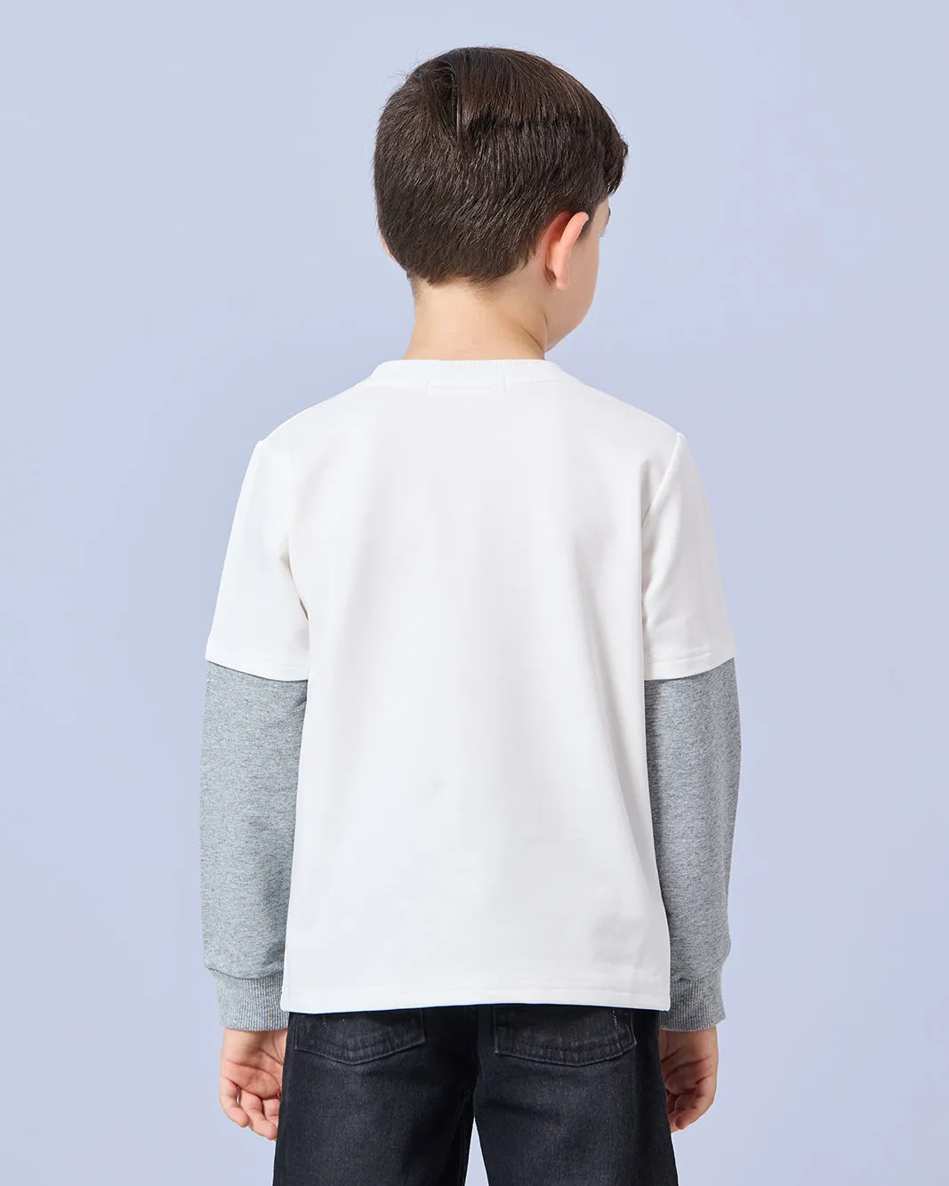 Boys White Printed T-Shirt sold by Redtag product image thumbnail 3