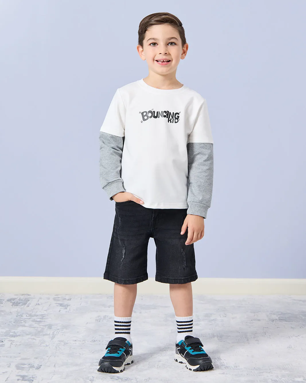 Boys White Printed T-Shirt sold by Redtag product image thumbnail 2
