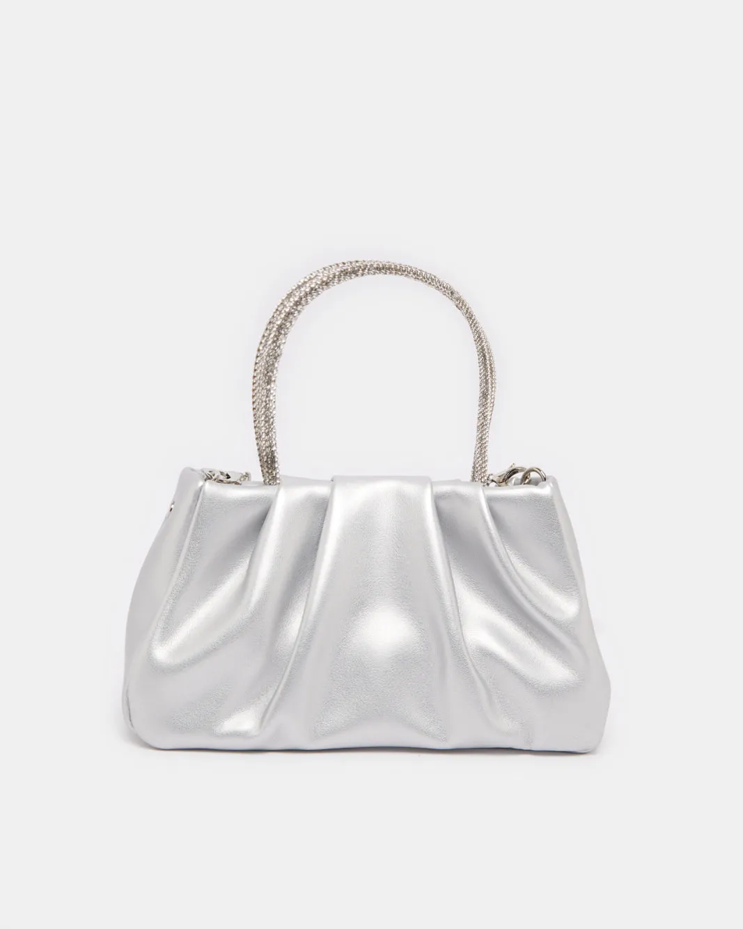 Women Silver Embellished Clutch Bag sold by Redtag