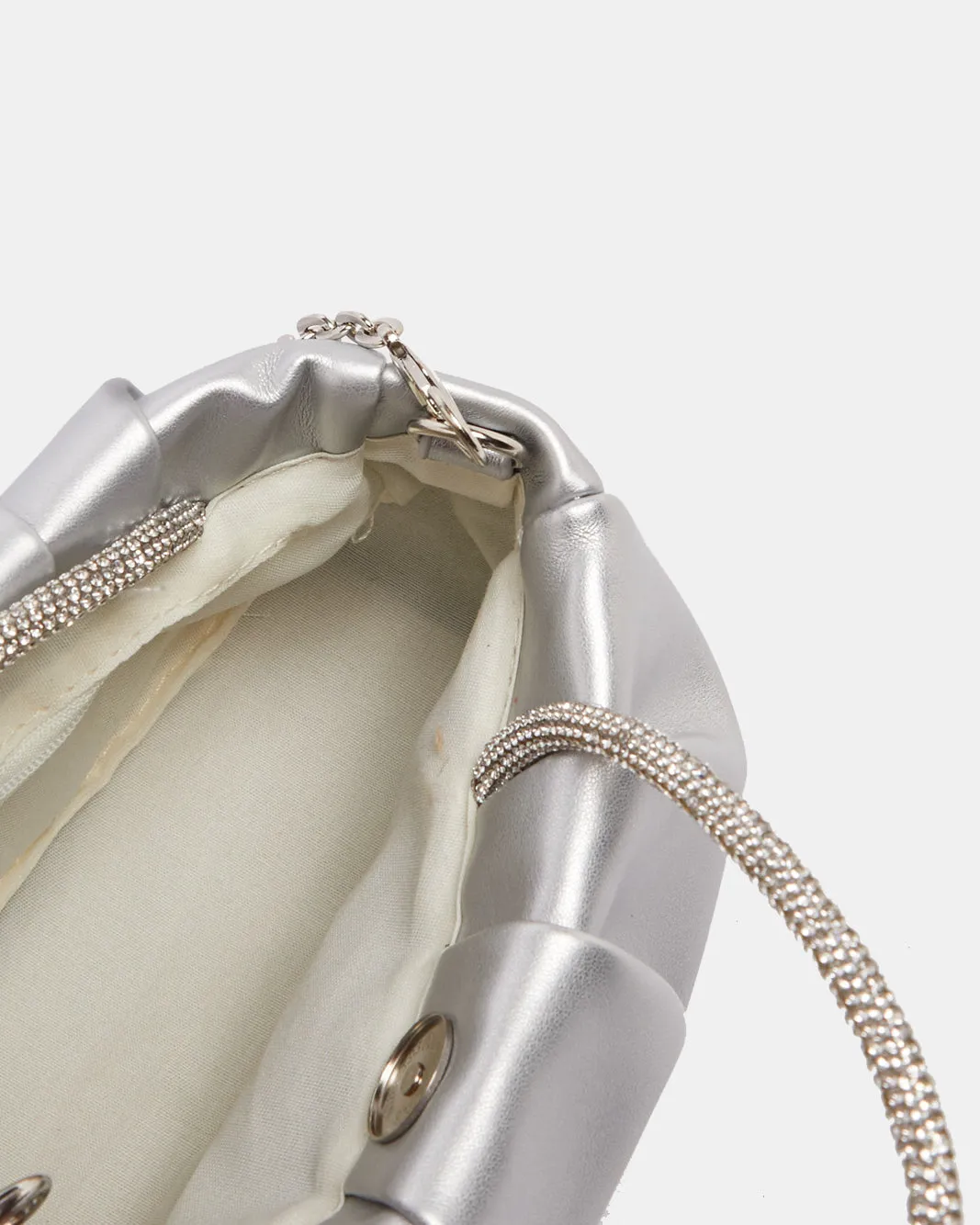 Women Silver Embellished Clutch Bag sold by Redtag product image thumbnail 4