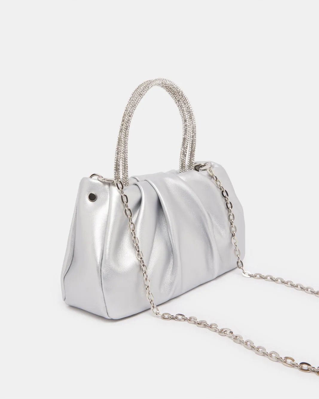 Women Silver Embellished Clutch Bag sold by Redtag product image thumbnail 2