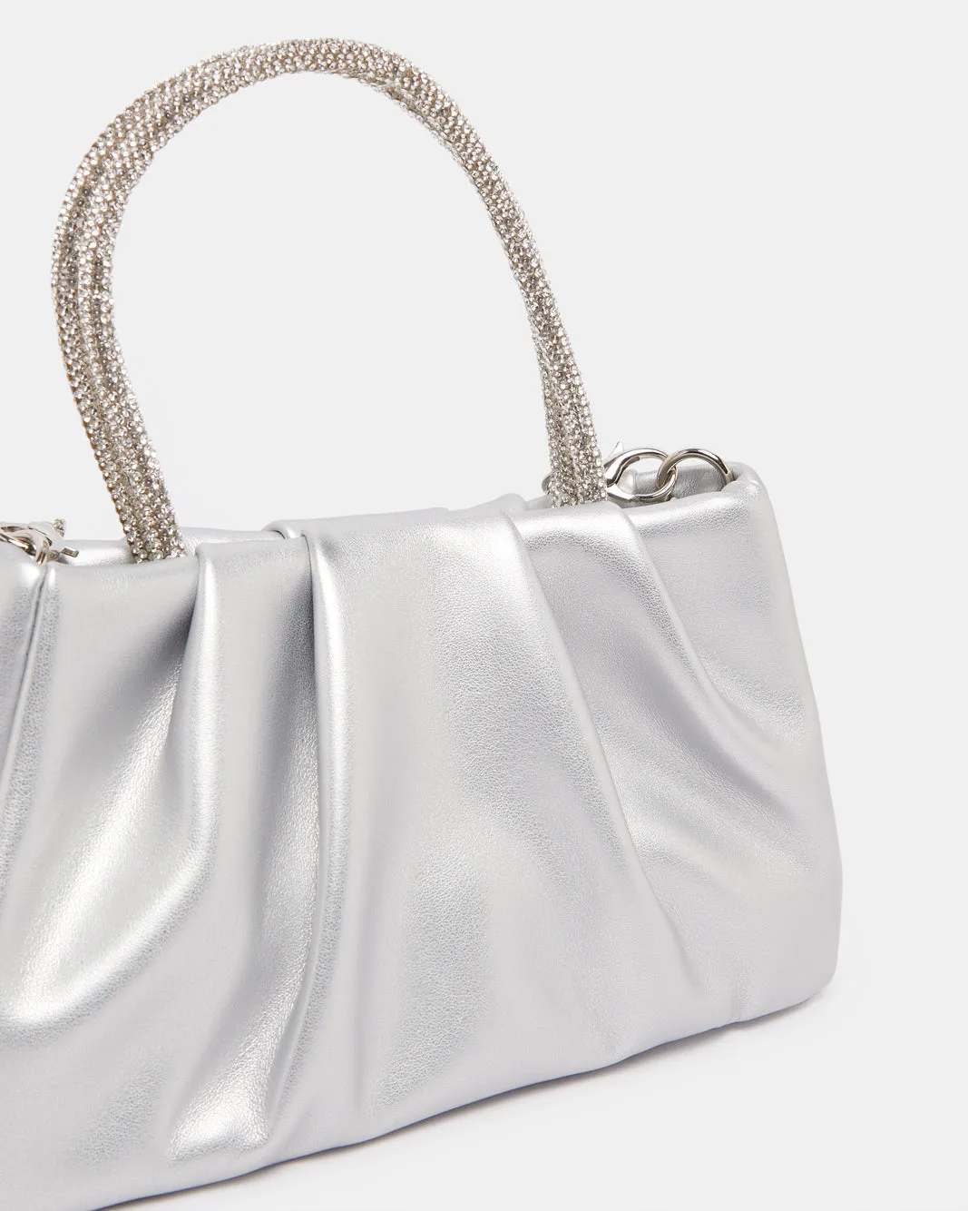 Women Silver Embellished Clutch Bag sold by Redtag product image thumbnail 3