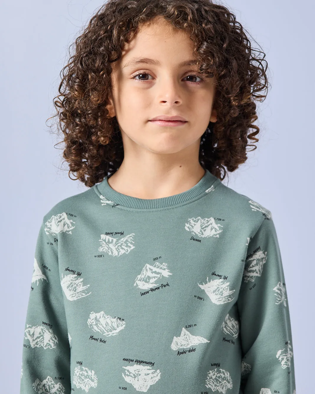 Boys Green Printed Sweatshirt sold by Redtag product image thumbnail 4