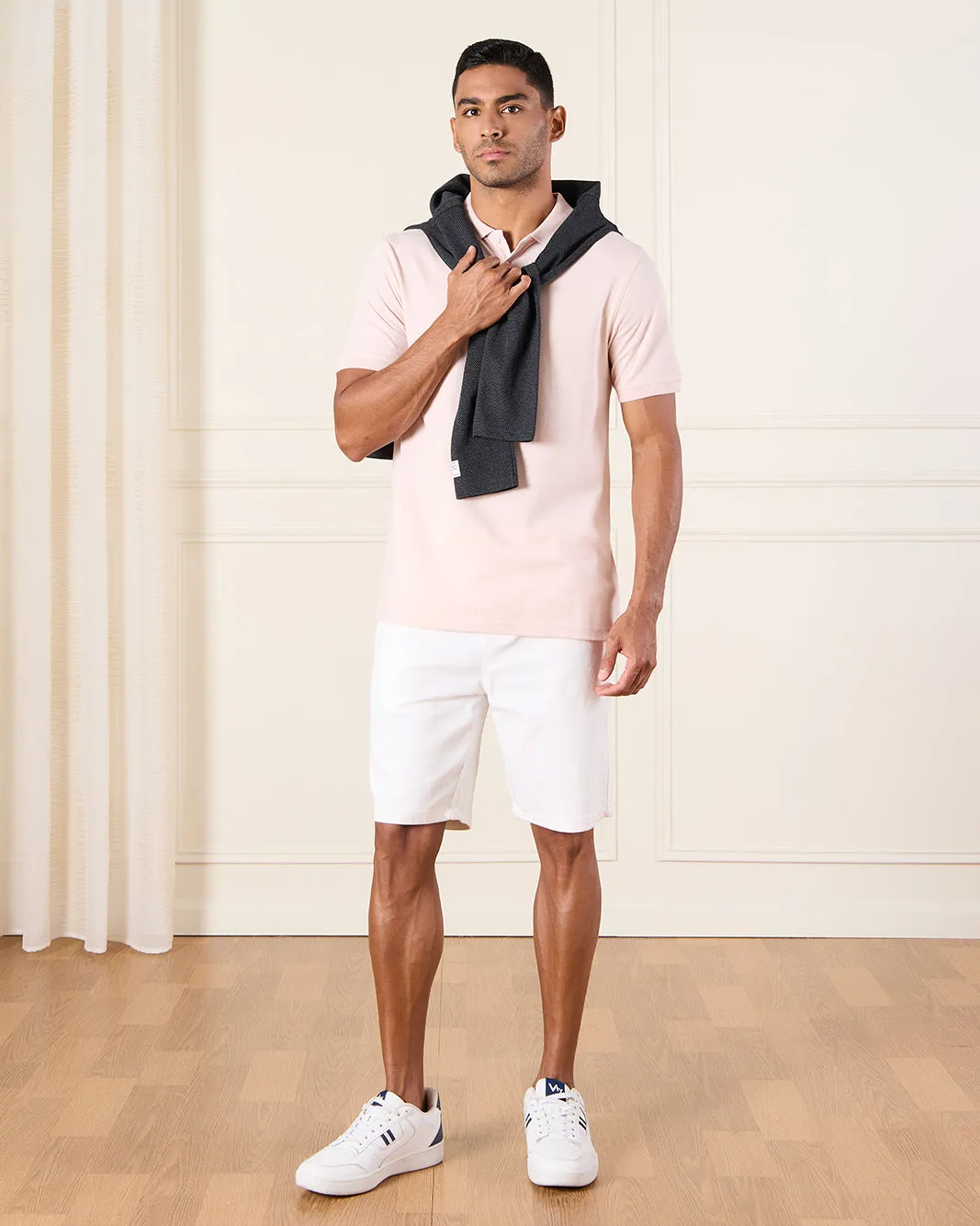 Men Pink Basic Polo Shirt sold by Redtag product image thumbnail 2