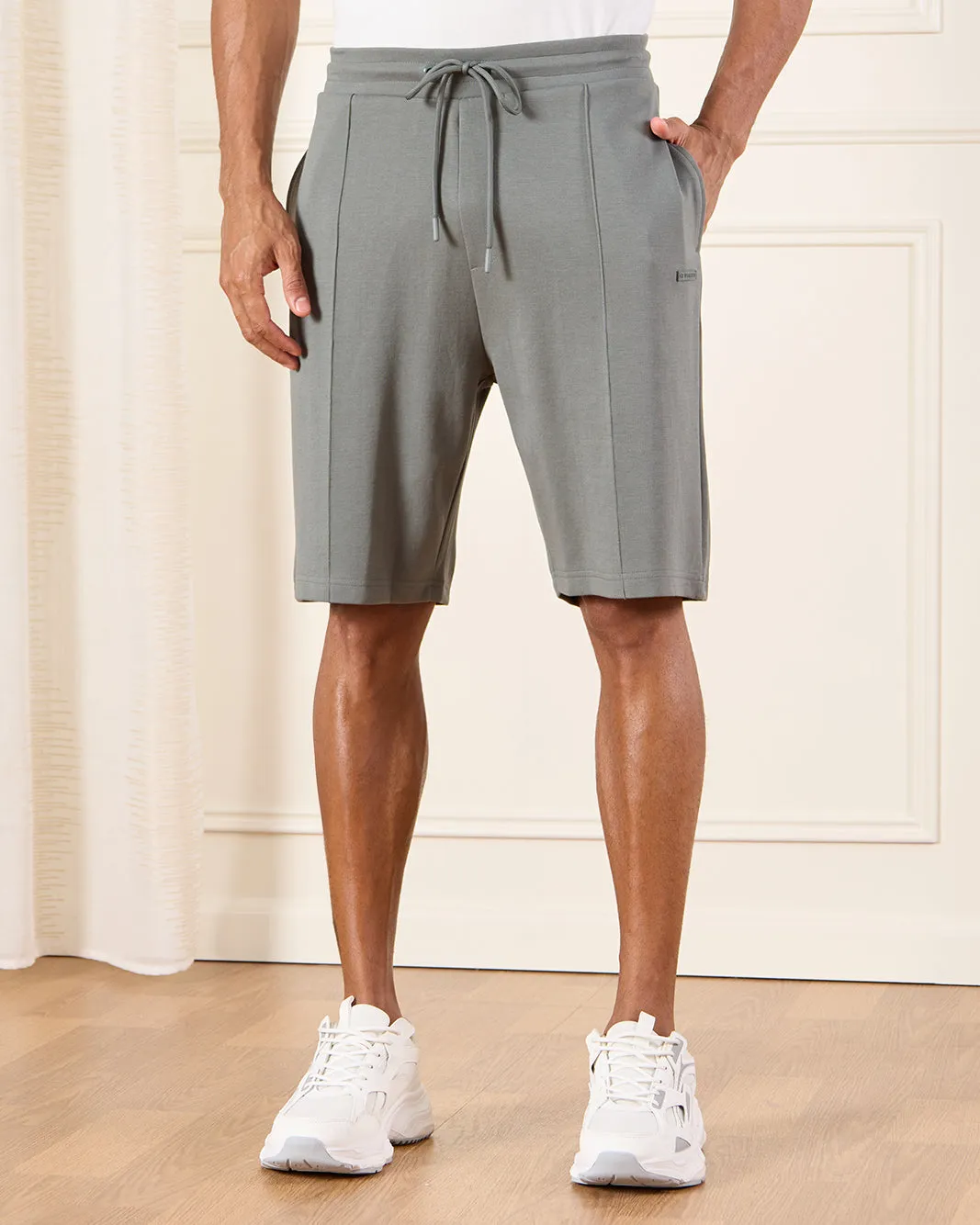 Men Green Lounge Shorts sold by Redtag