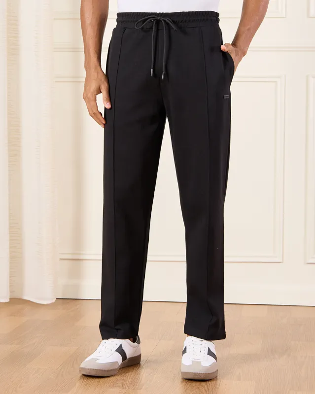 Men Black Lounge Pants sold by Redtag