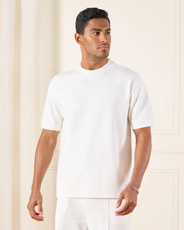 Men Ivory Lounge T-Shirt sold by Redtag