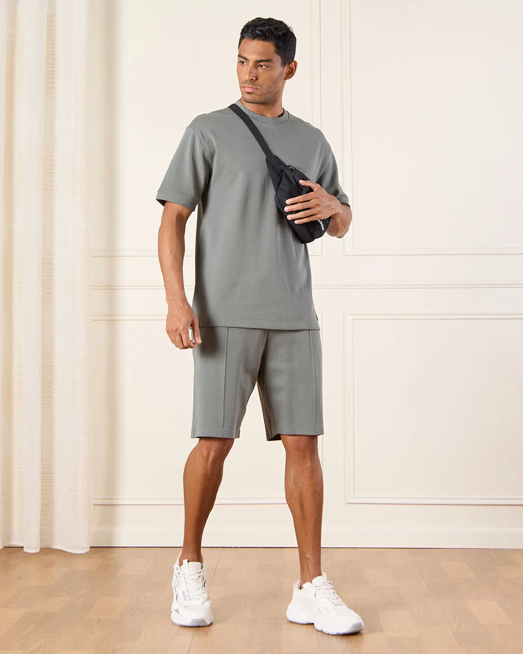 Men Green Lounge T-Shirt sold by Redtag product image thumbnail 2