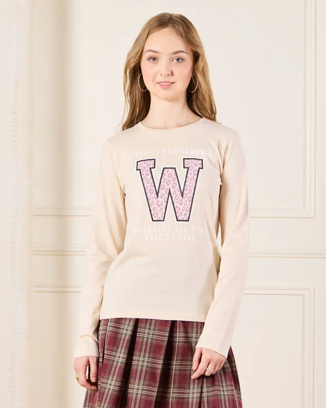 Senior Girls Pink Animal Print T-Shirt sold by Redtag