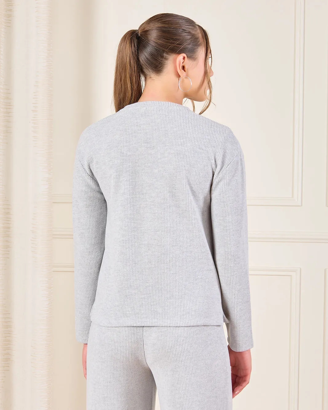 Senior Girls Grey Long Sleeve T-Shirt sold by Redtag product image thumbnail 3