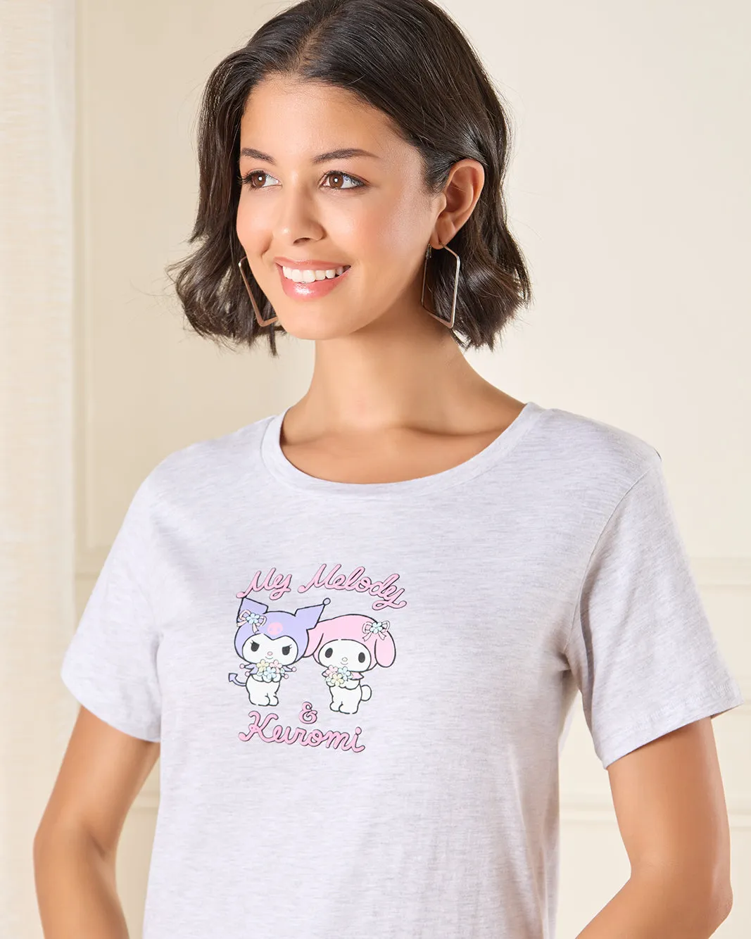 Women Purple Printed T-Shirt sold by Redtag product image thumbnail 4