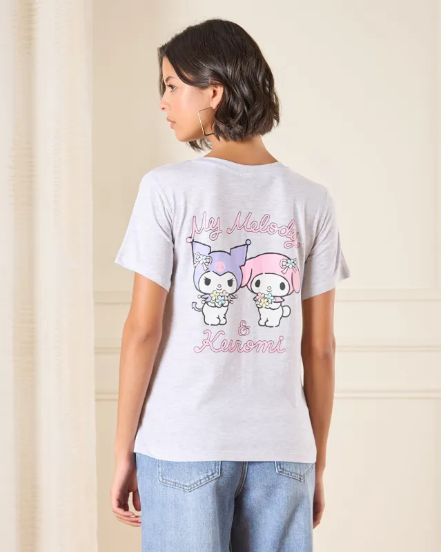 Women Purple Printed T-Shirt sold by Redtag
