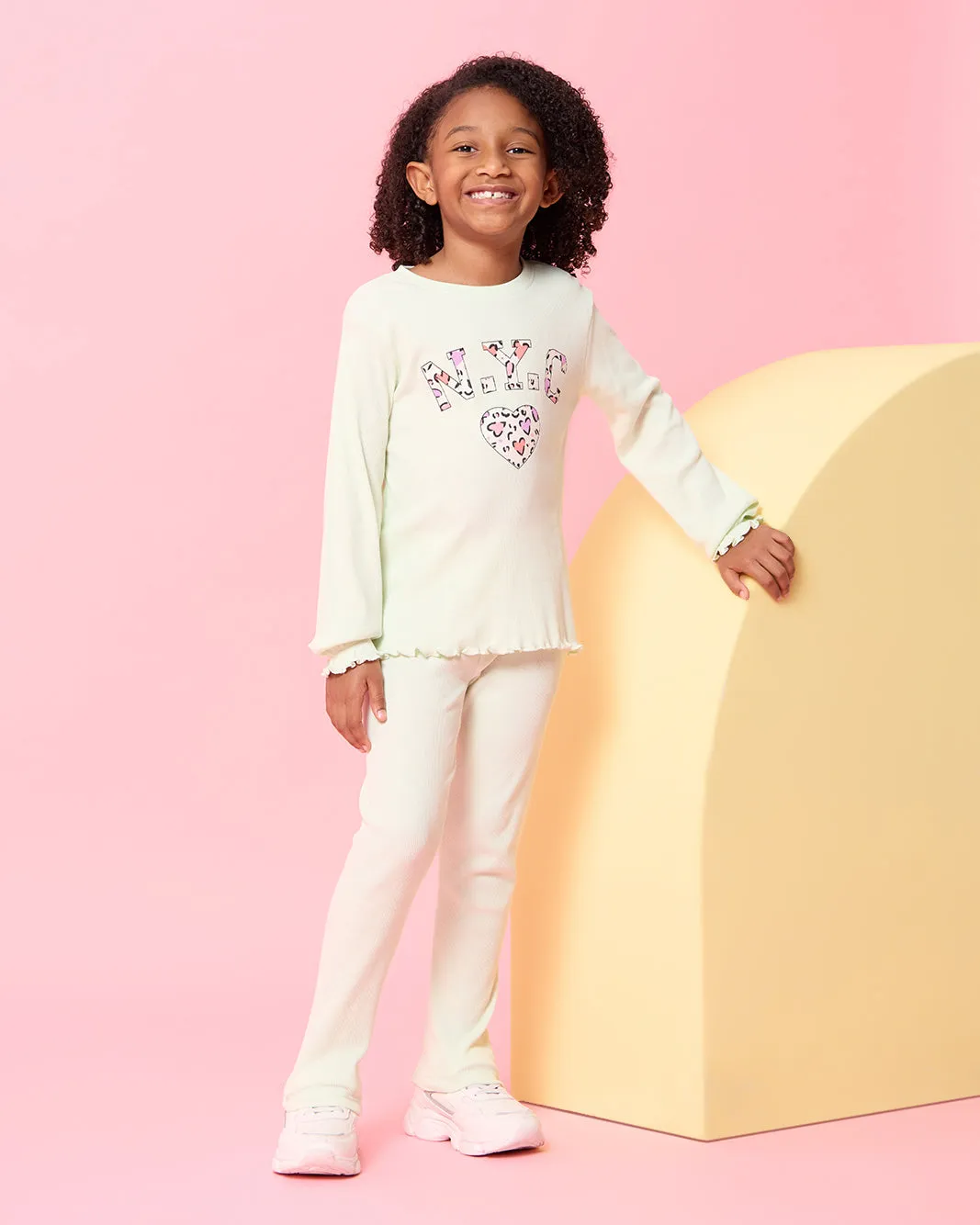 Girls Green Nyc Printed T-Shirt sold by Redtag product image thumbnail 2