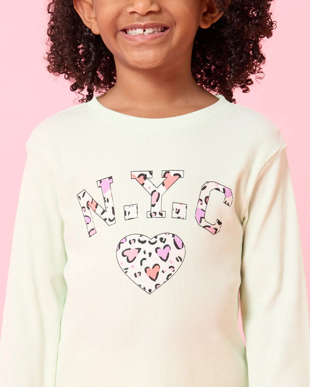 Girls Green Nyc Printed T-Shirt sold by Redtag product image thumbnail 4