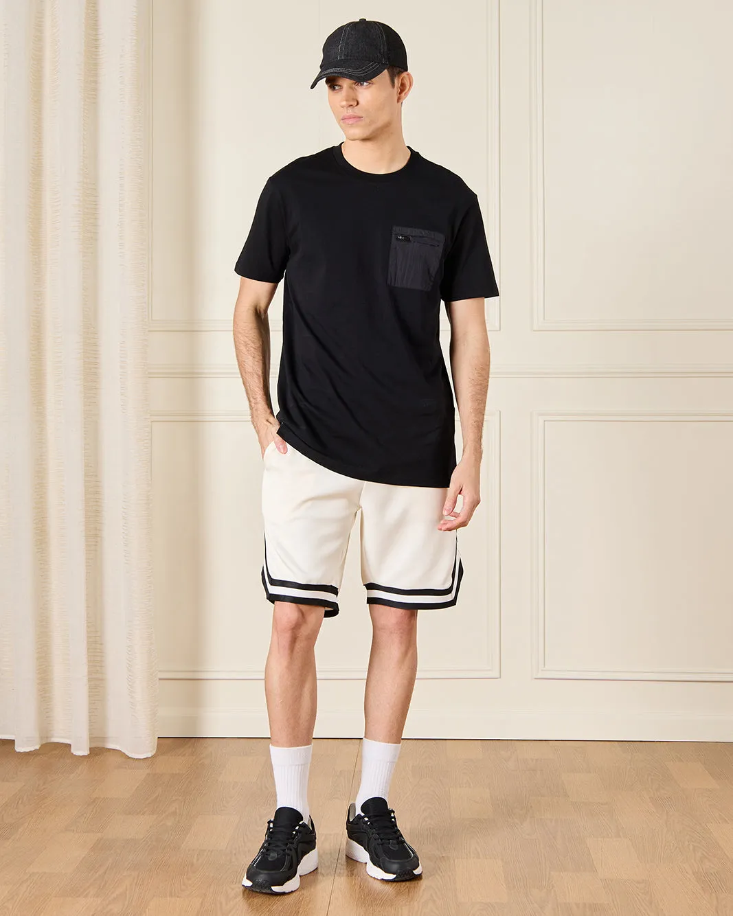 Men Ivory Active Shorts sold by Redtag product image thumbnail 2