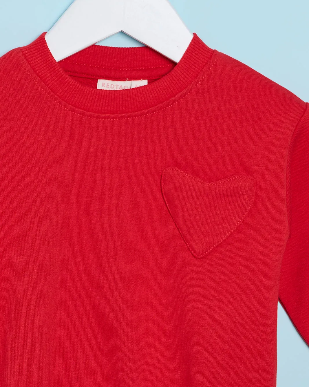 Infant Girls Red Placement Print Sweatshirt sold by Redtag product image thumbnail 2