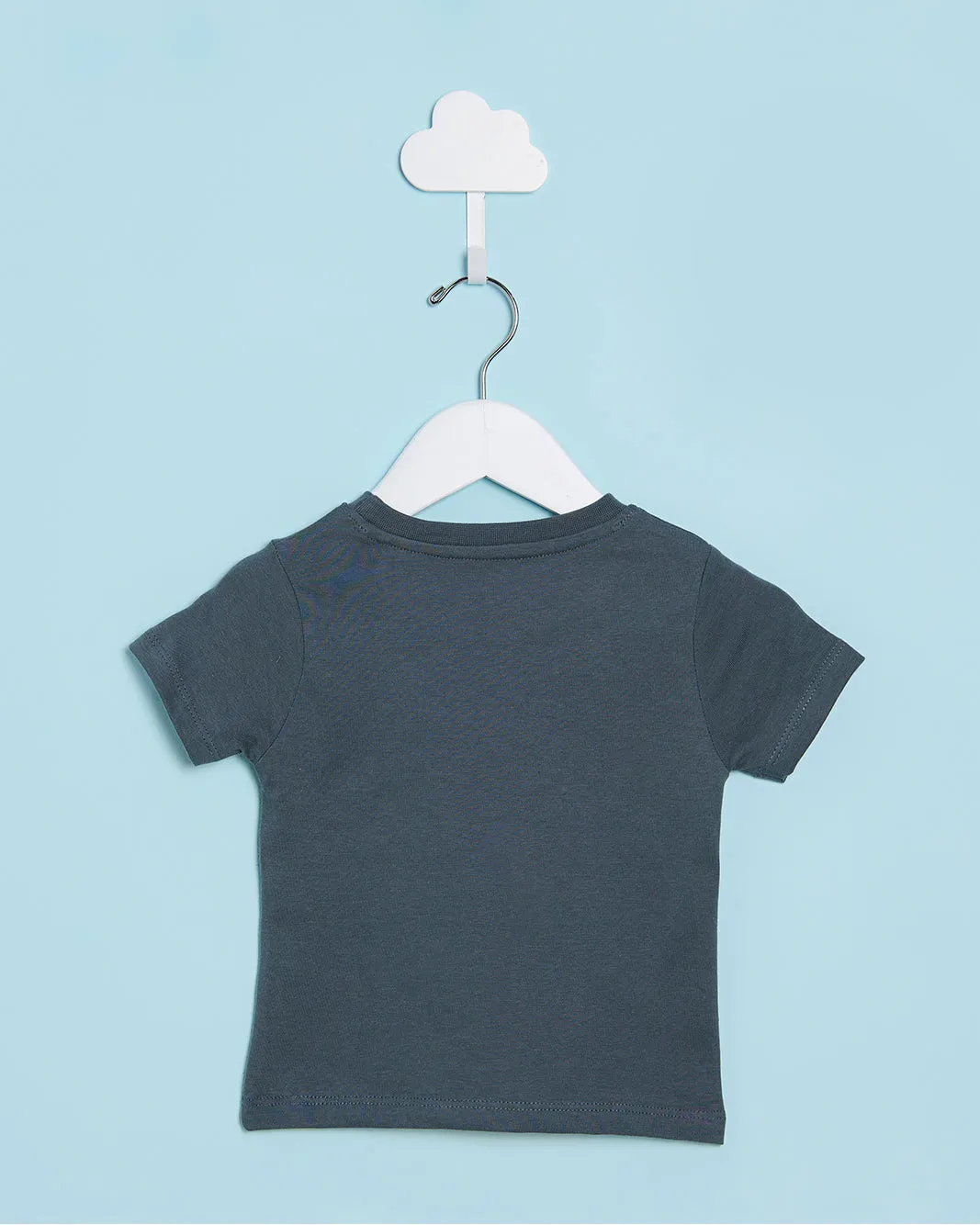 Infant Boys Charcoal Printed T-Shirt sold by Redtag product image thumbnail 4