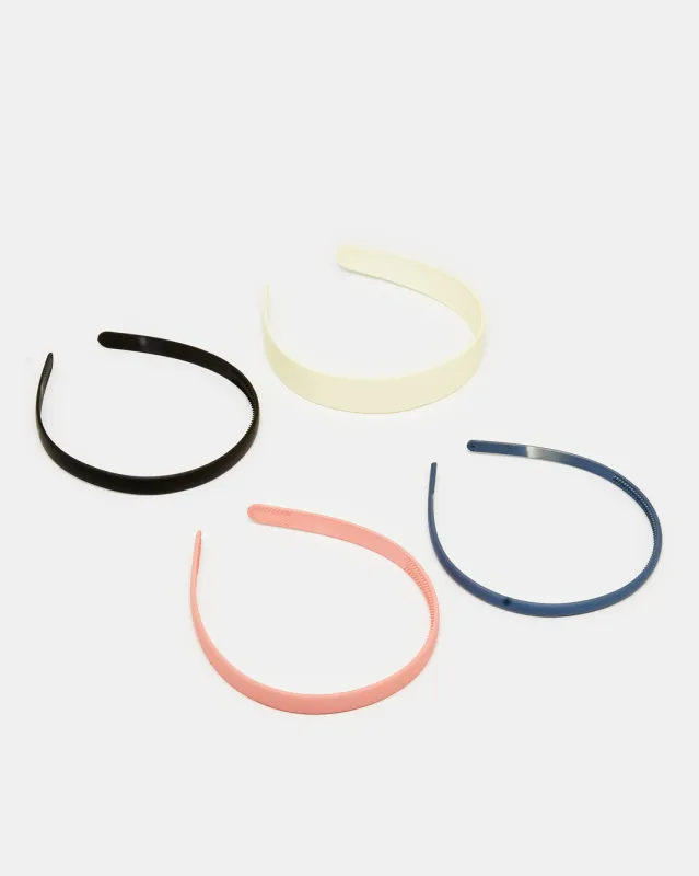 Women Assorted Embellished Headband Set (4 Piece) sold by Redtag