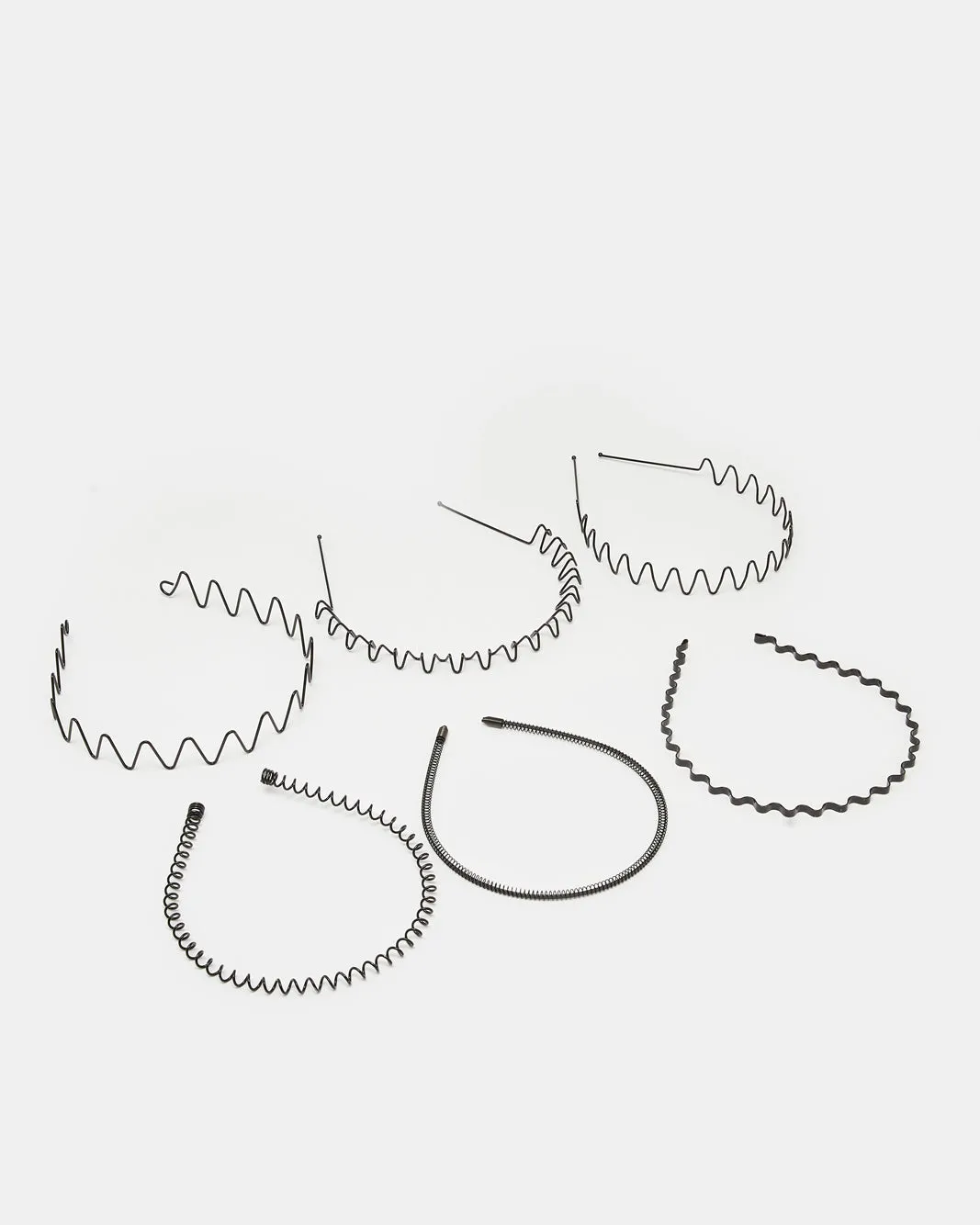 Women Black Embellished Headband Set (6 Piece) sold by Redtag