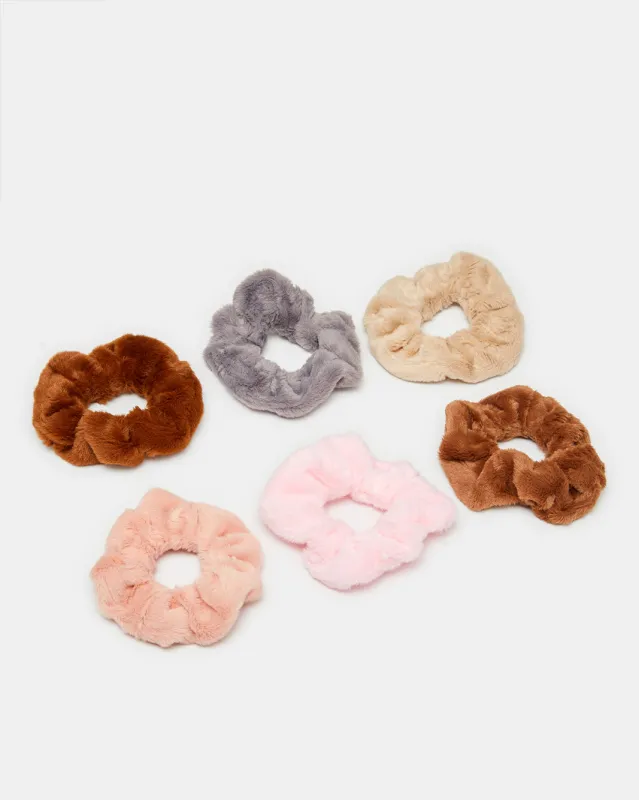 Women Assorted Scrunchy Set (Pack of 6) sold by Redtag