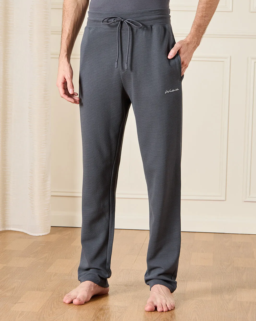 Men Charcoal Pyjama Set (2 Piece) sold by Redtag product image thumbnail 3