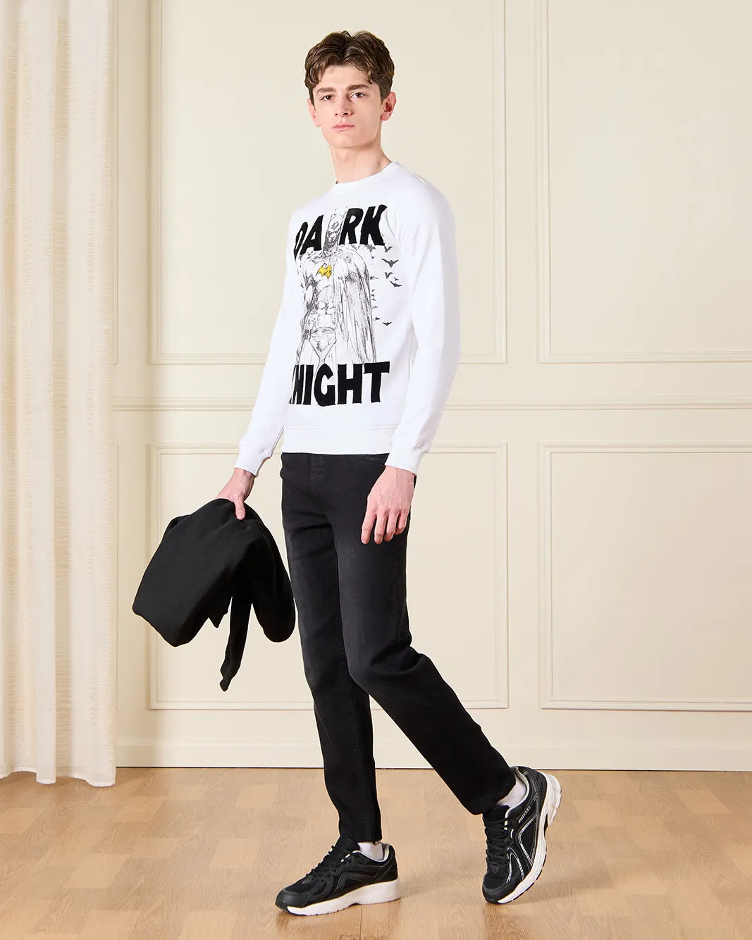 Senior Boys Black Pull-on Jeans sold by Redtag product image thumbnail 2