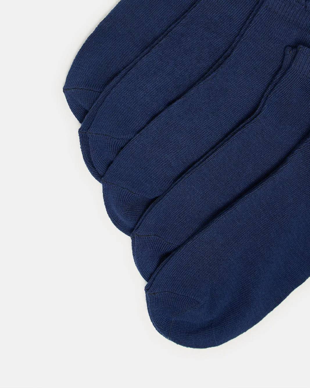 Senior Girls Navy Low Ankle Socks With Scallop Welt Edge (5 Pairs) sold by Redtag product image thumbnail 3