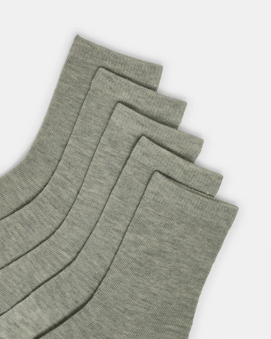 Boys Grey Crew Length Socks (3 Pairs) sold by Redtag product image thumbnail 2