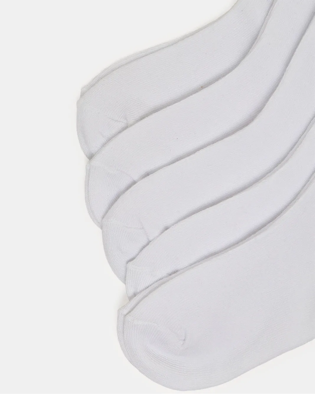 Boys White Crew Length Socks (3 Pairs) sold by Redtag product image thumbnail 3