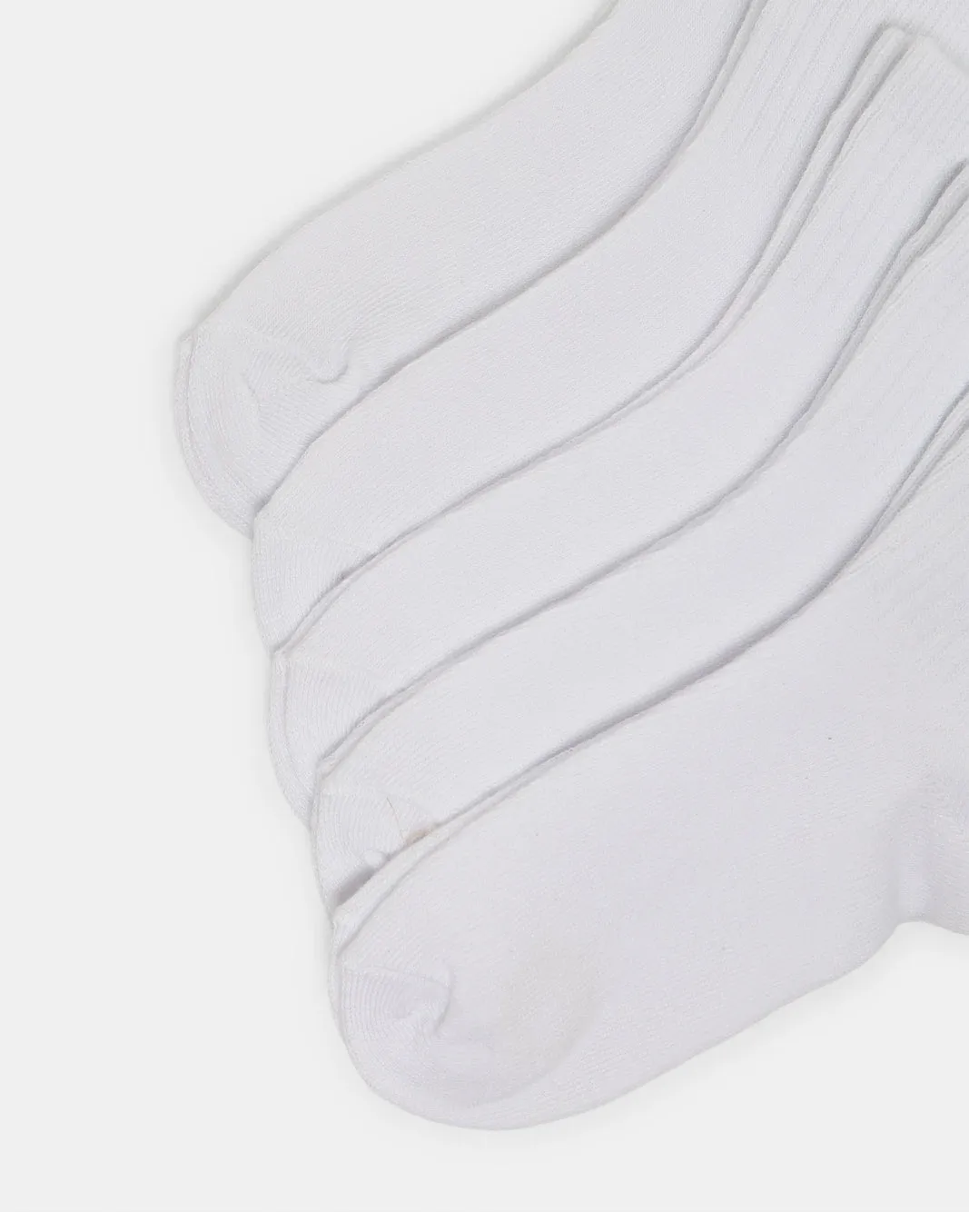 Boys White High Ankle Length Socks (3 Pairs) sold by Redtag product image thumbnail 3