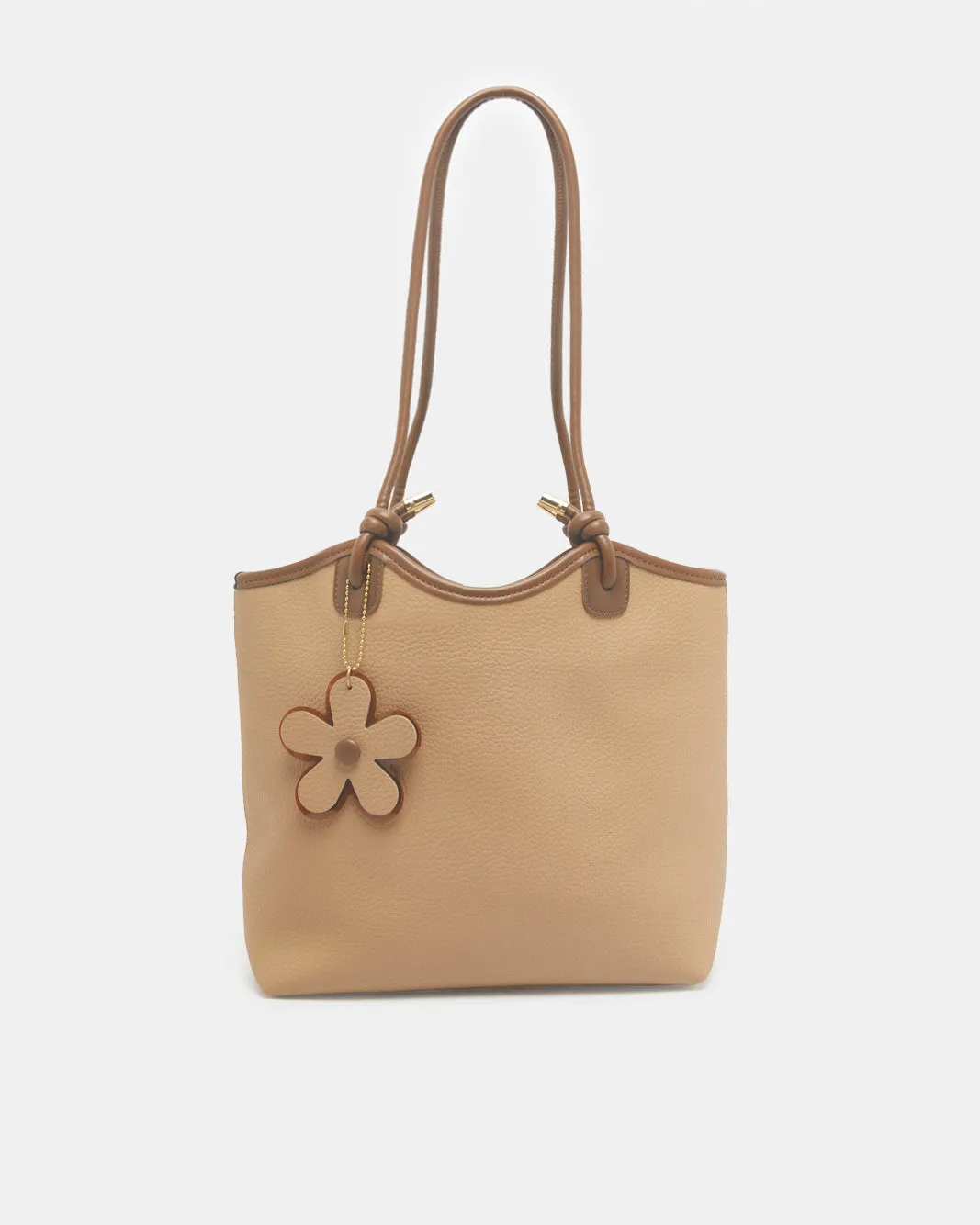 Women Brown Embellished Tote Bag sold by Redtag