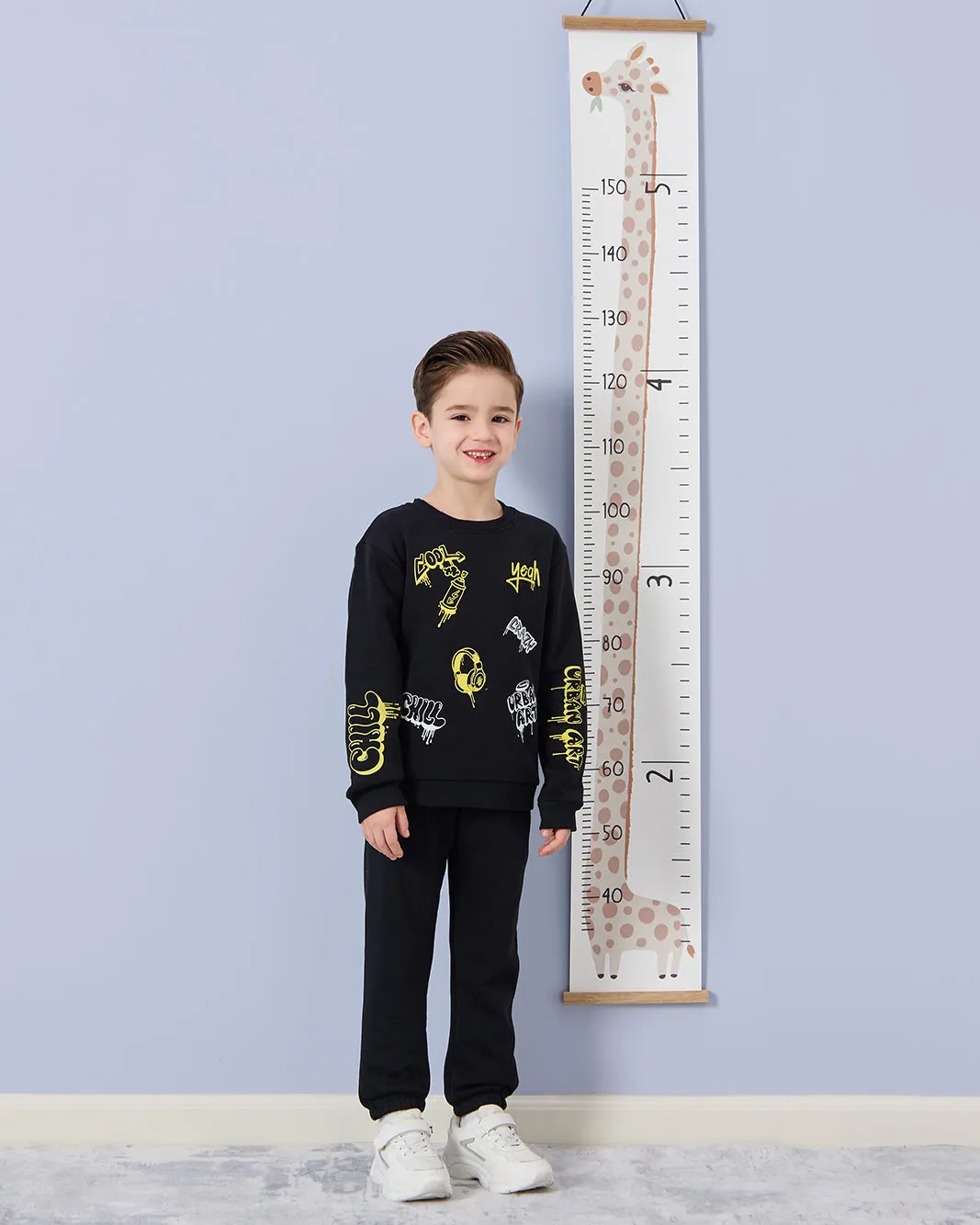Boys Black Printed Sweatshirt sold by Redtag product image thumbnail 5