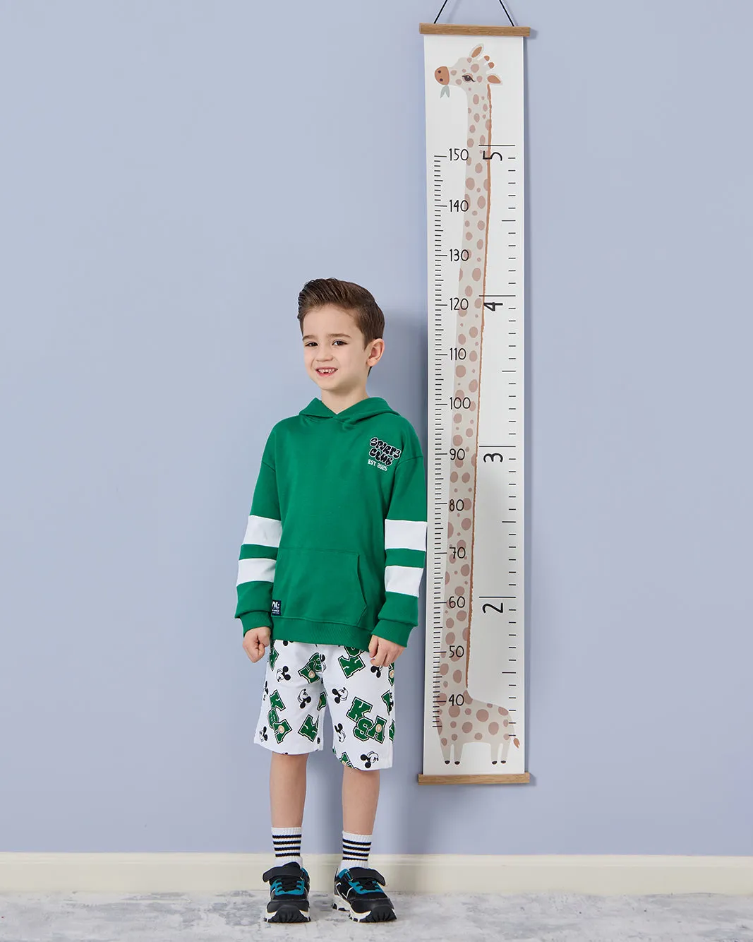 Boys Green Embroidered With Kangaroo Pocket Sweatshirt sold by Redtag product image thumbnail 5