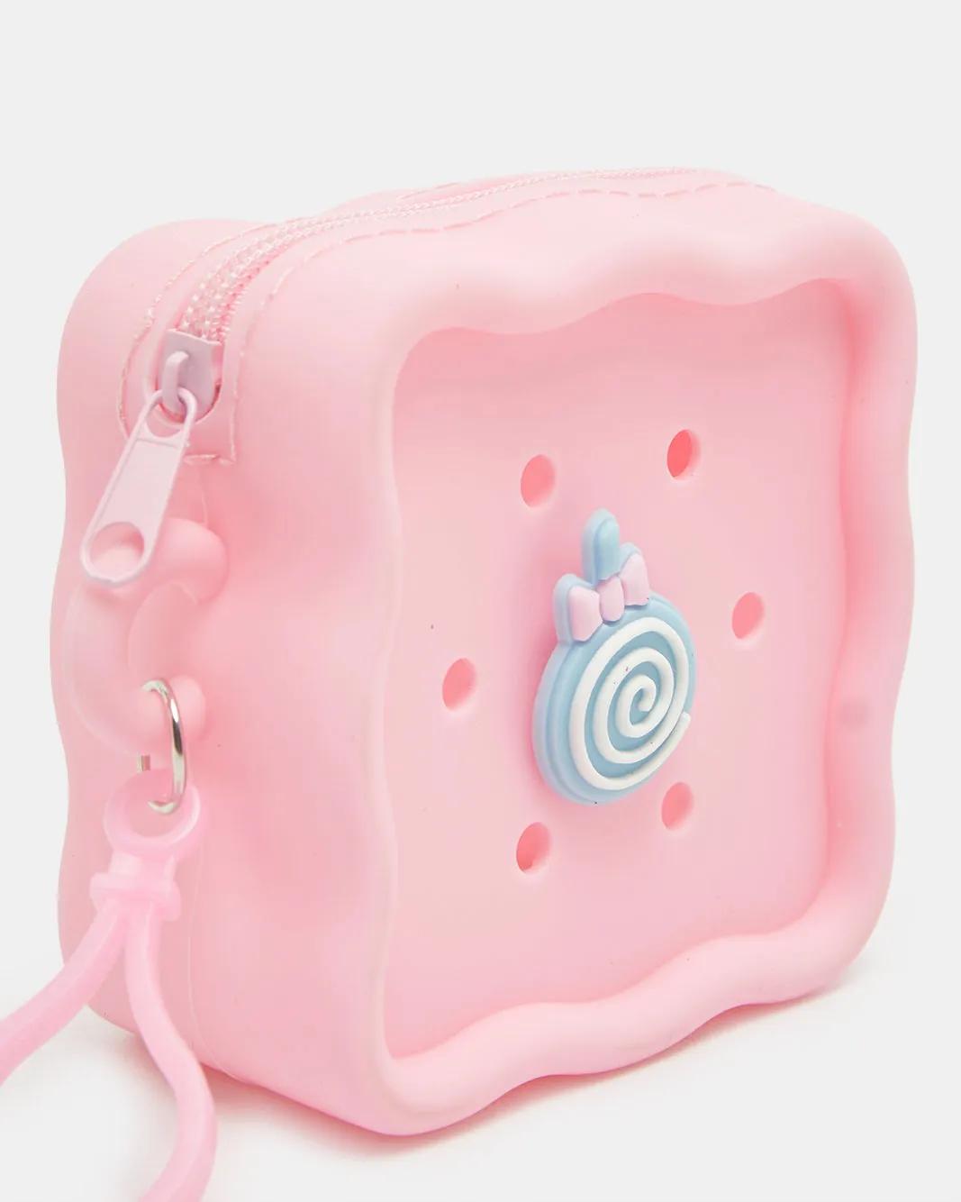 Pink Square Silicone Pencil Case sold by Redtag product image thumbnail 3