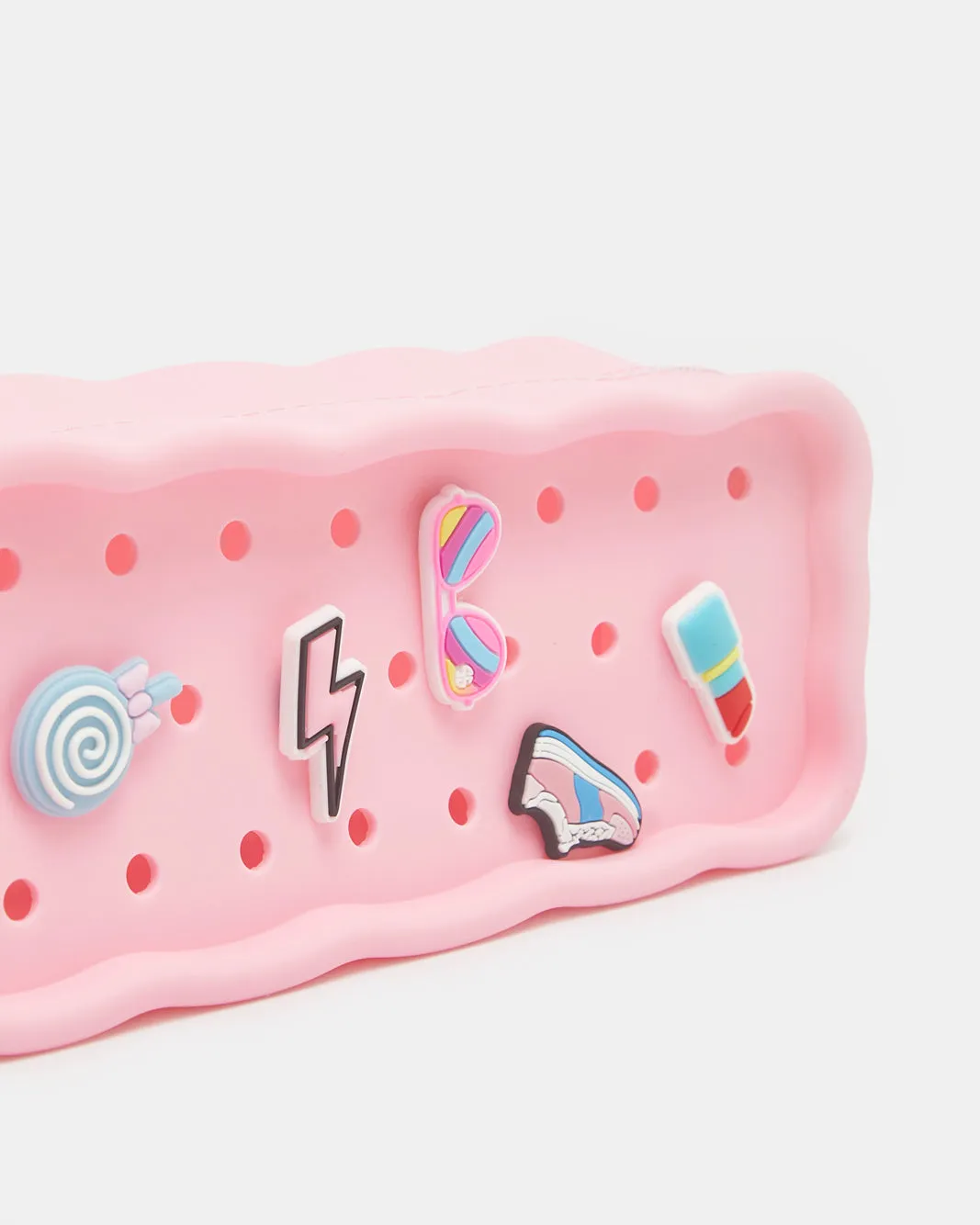 Pink Silicone Pencil Case With Charms sold by Redtag product image thumbnail 3