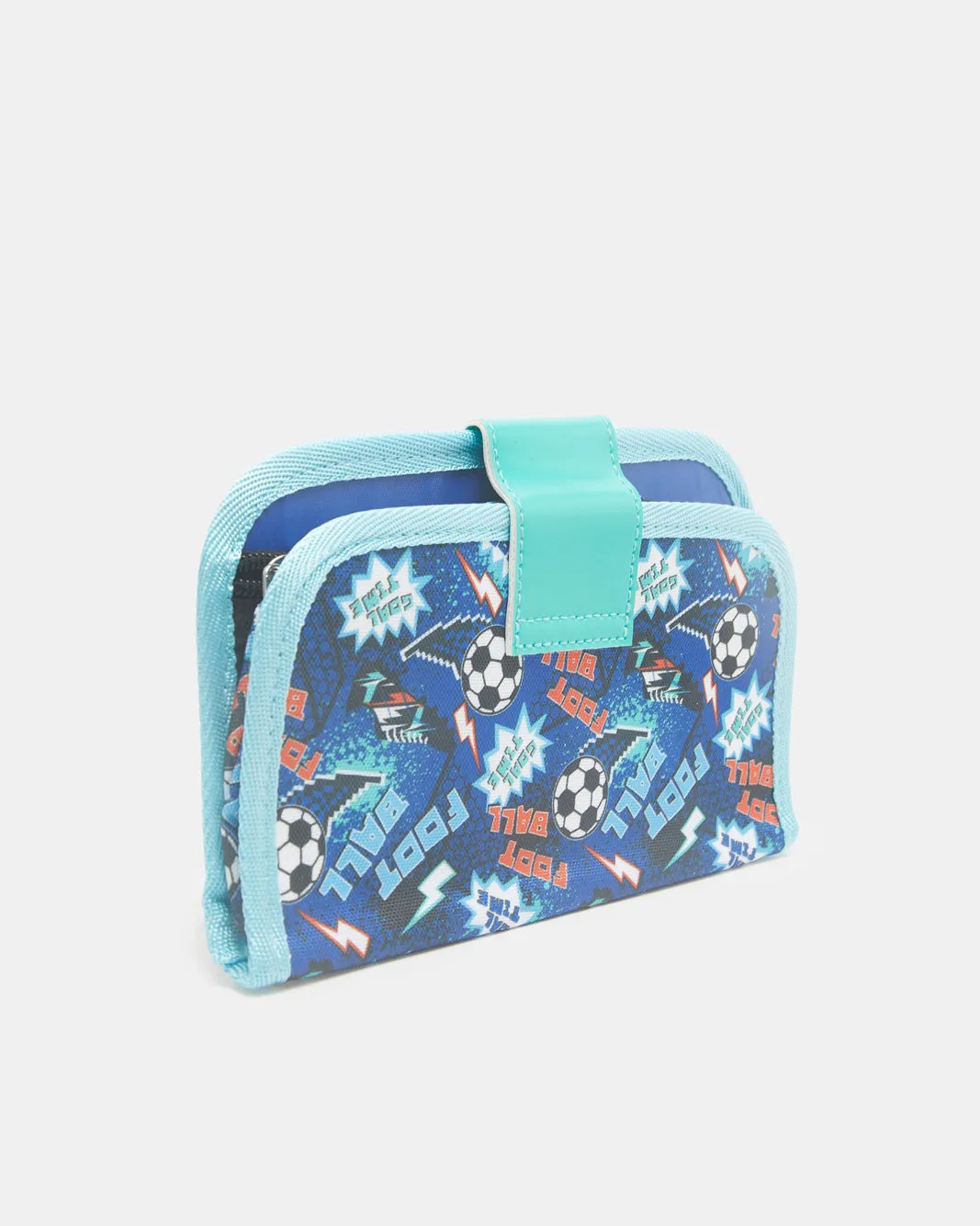 Blue Football Pencil Case With Mesh sold by Redtag product image thumbnail 2