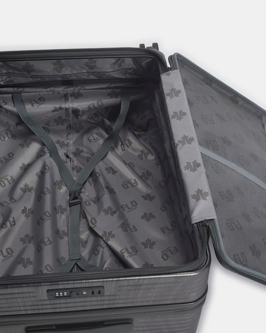 Grey Metallic Flo Canada Luggage (24 Inch) sold by Redtag product image thumbnail 5