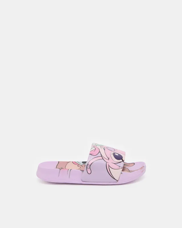 Girls Lilac Stich Slide sold by Redtag