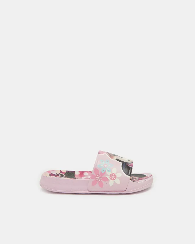 Girls Lilac Minnie & Daisy Slide sold by Redtag