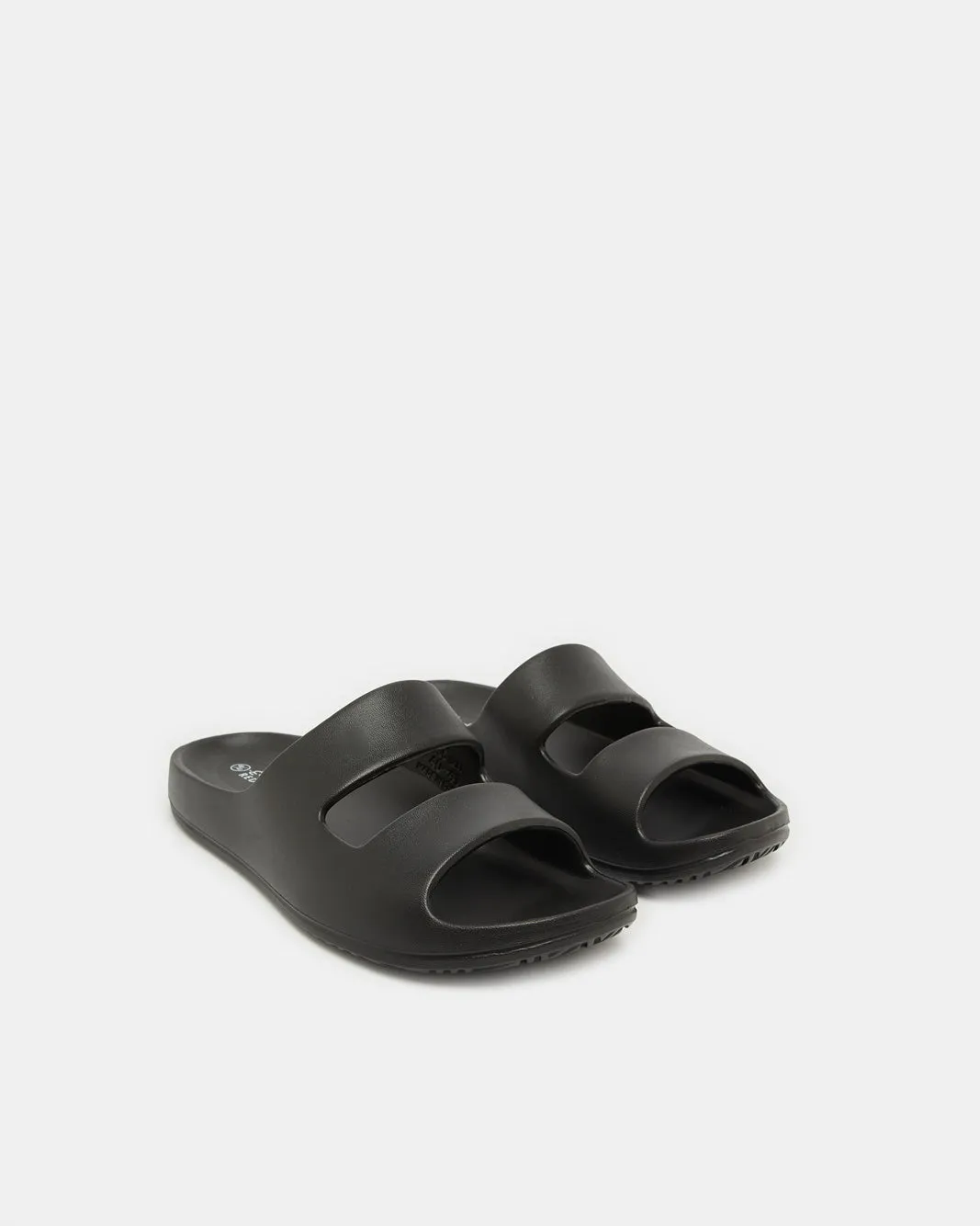 Men Black Molded Slide sold by Redtag product image thumbnail 2
