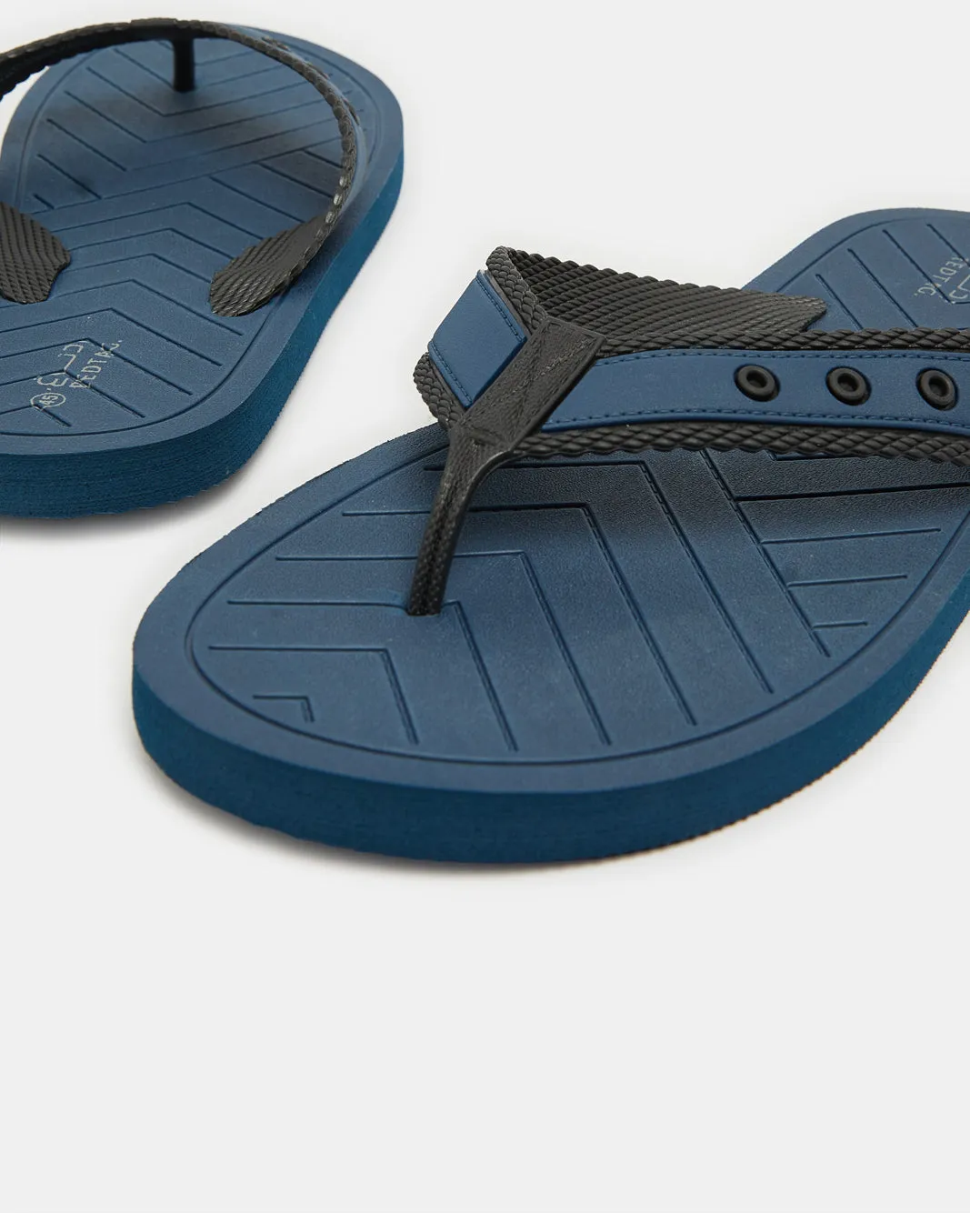 Men Navy Toe Post Plain Strap sold by Redtag product image thumbnail 4