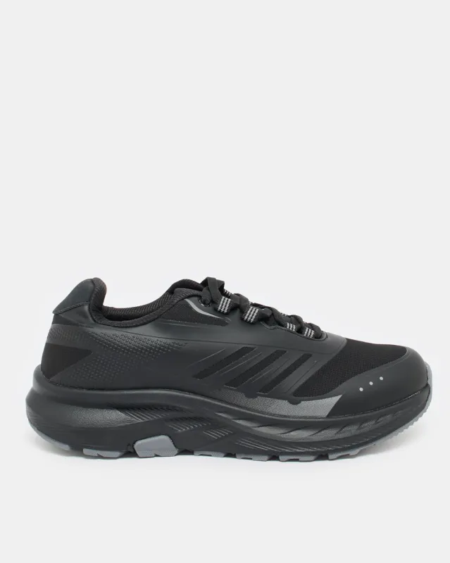 Men Black Material Block Sneaker sold by Redtag