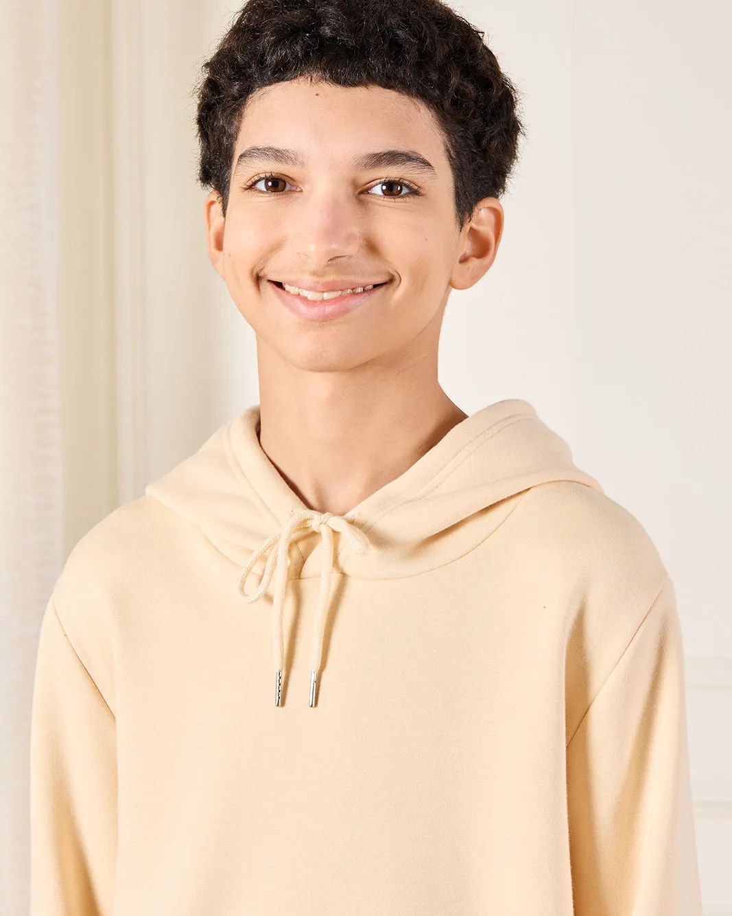 Senior Boys Beige Hooded Sweatshirt sold by Redtag product image thumbnail 4