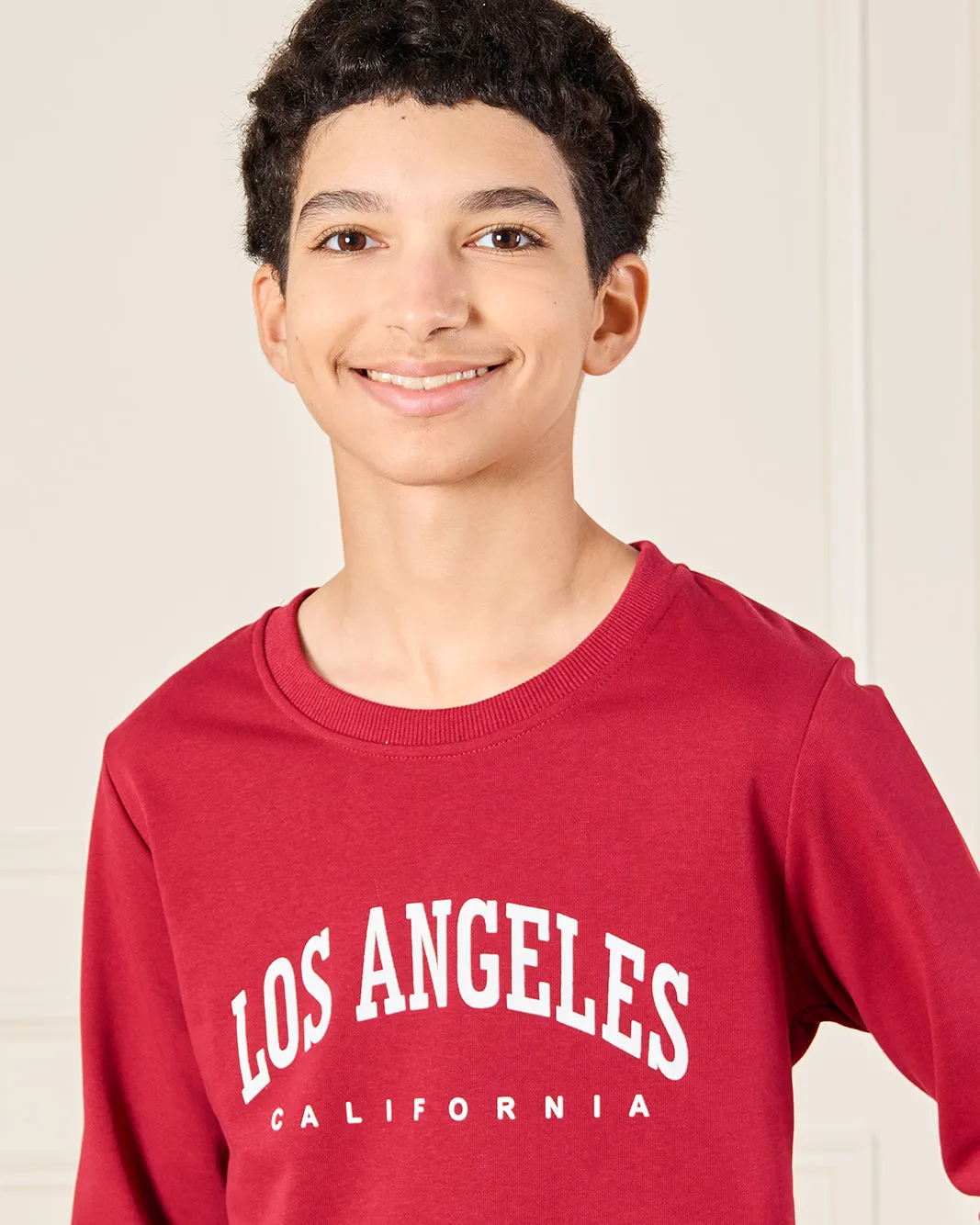 Senior Boys Red Printed T-Shirt sold by Redtag product image thumbnail 4