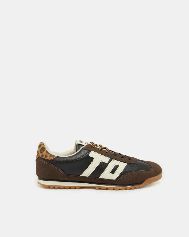 Women Brown Embellished Sneakers sold by Redtag