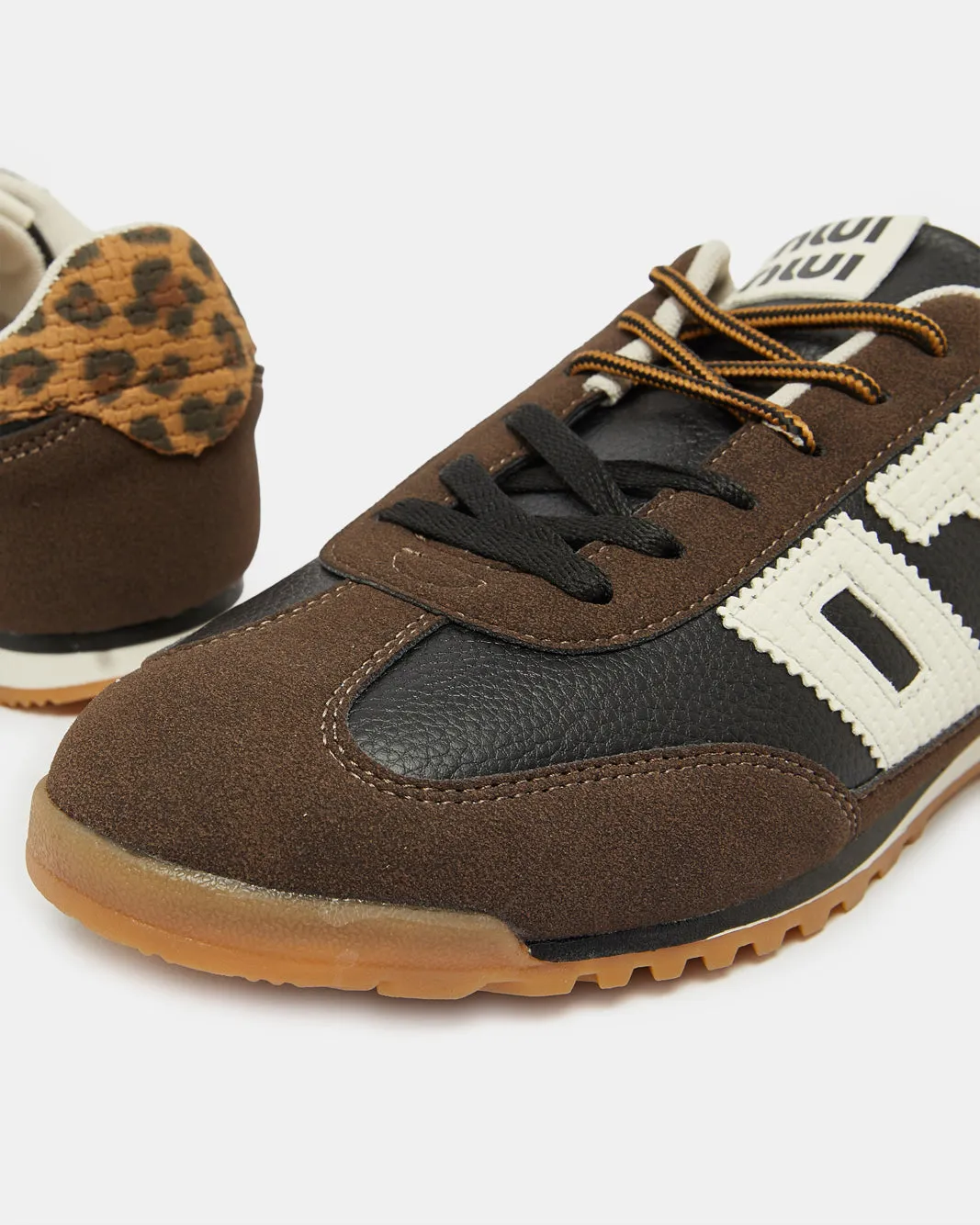 Women Brown Embellished Sneakers sold by Redtag product image thumbnail 4